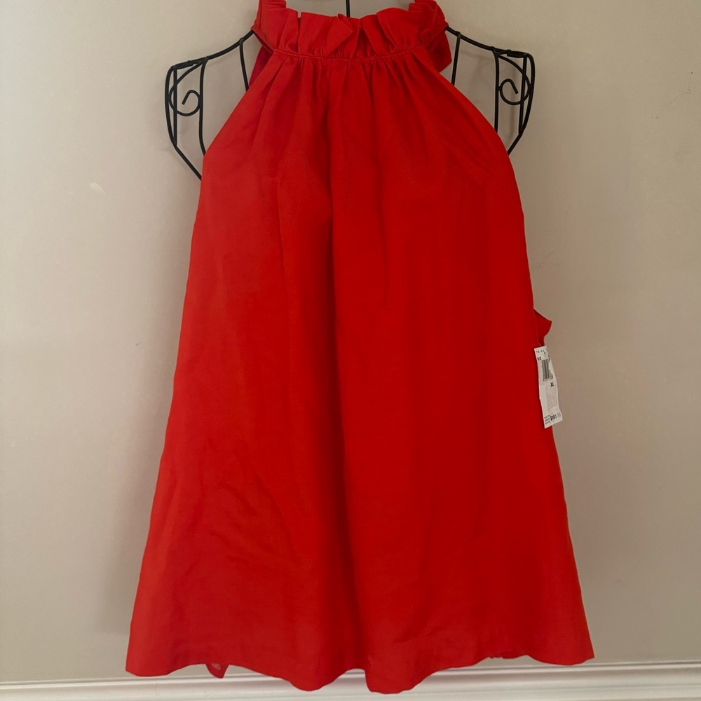 NWT Trina Turk Sleeveless Top with Tie (XL)